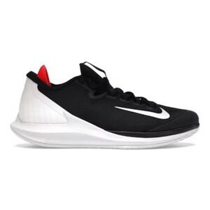 Nike Zoom Zero Court 2019 Athletic Shoes AA8018-016 Black White Crimson Mens 9